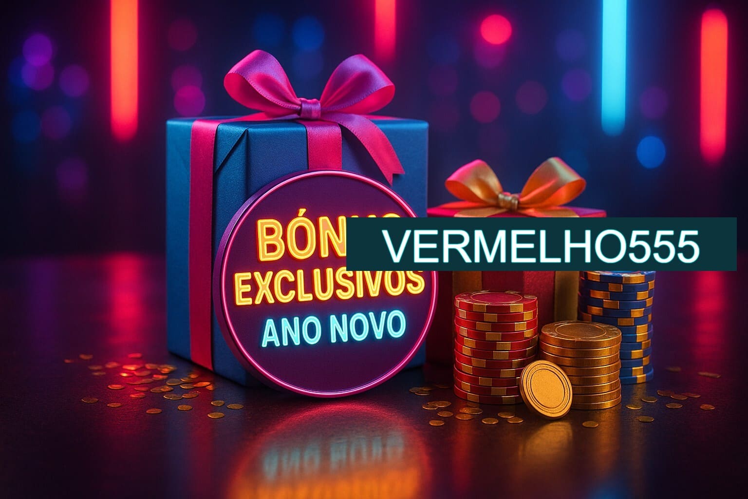 Promoções de Ano Novo no VERMELHO555